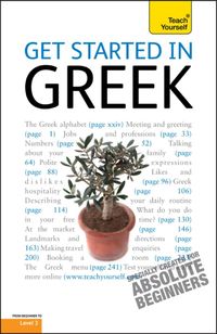 Produktbild: Get Started in Beginner's Greek: Teach Yourself