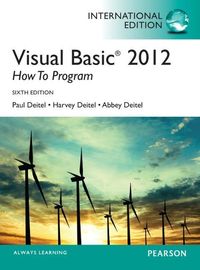Produktbild: Deitel, A: Visual Basic 2012 How to Program, International E