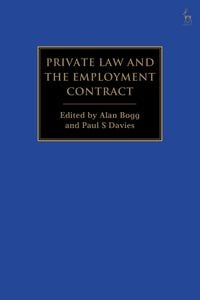 Produktbild: Private Law and the Employment Contract