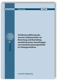 Bild vom Artikel Terytze, K: Verfahrensvalidierung des invers. Säulenversuchs vom Autor Konstantin Terytze