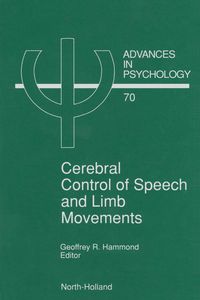 Produktbild: Cerebral Control of Speech and Limb Movements