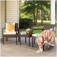 Produktbild: HTI-Living Terrassenm&ouml;bel Santadi Braun Kissen Beige Terrassenm&ouml;bel Santadi Braun Kissen Beige