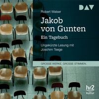 Produktbild: Jakob von Gunten. Ein Tagebuch