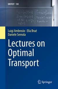 Produktbild: Lectures on Optimal Transport