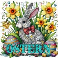 Produktbild: Ostern Malbuch für Erwachsene