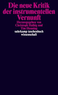 Produktbild: Die neue Kritik der instrumentellen Vernunft