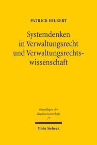 Produktbild: Systemdenken in Verwaltungsrecht und Verwaltungsrechtswissenschaft