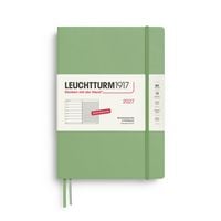 Produktbild: Wochenkalender & Notizbuch Composition (B5) 2027, Salbei, Deutsch