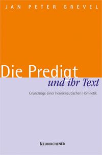 Produktbild: Die Predigt und ihr Text