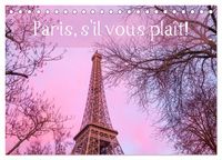 Produktbild: Paris, s'il vous pla&icirc;t! (Tischkalender 2026 DIN A5 quer), CALVENDO Monatskalender