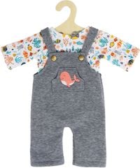Produktbild: Puppen-Latzhose mit T-Shirt ''Wal Bobby'', Gr. 35-45 cm