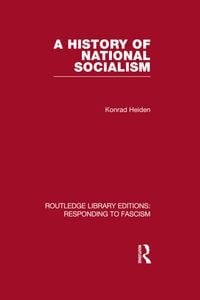 Produktbild: A History of National Socialism (RLE Responding to Fascism)