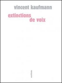 Produktbild: Extinctions de voix