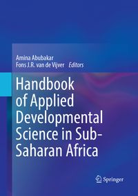 Produktbild: Handbook of Applied Developmental Science in Sub-Saharan Africa