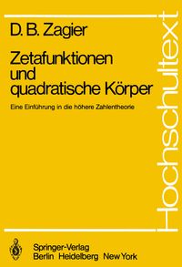 Produktbild: Zetafunktionen und quadratische K&ouml;rper