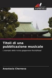 Produktbild: Titoli di una pubblicazione musicale