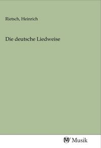 Produktbild: Die deutsche Liedweise