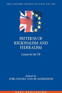 Produktbild: Patterns of Regionalism and Federalism