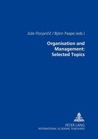 Produktbild: Organisation and Management: Selected Topics