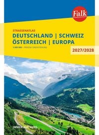 Produktbild: Falk Stra&szlig;enatlas 2027/2028 Deutschland, Schweiz, &Ouml;sterreich 1:300.000