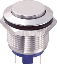 Produktbild: TRU COMPONENTS 701953 GQ19H-10/J/S Vandalismusgesch&uuml;tzter Drucktaster 48 V/DC 2 A 1 x Aus/(Ein) tastend 1 St.