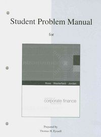 Produktbild: Essentials of Corporate Finance, Student Problem Manual