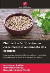 Produktbild: Efeitos dos fertilizantes no crescimento e rendimento dos coentros