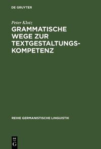 Produktbild: Grammatische Wege zur Textgestaltungskompetenz