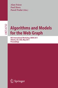 Produktbild: Algorithms and Models for the Web-Graph