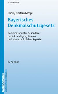 Produktbild: Bayerisches Denkmalschutzgesetz