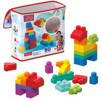 Produktbild: Mega Bloks Bausteinebeutel bunt (60 Teile)