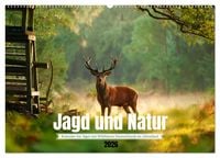 Produktbild: Jagd und Natur - Kalender f&uuml;r J&auml;ger mit Wildtieren Deutschlands im Jahreslauf (Wandkalender 2026 DIN A2 quer), CALVENDO Monatskalender