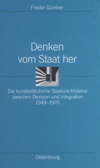 Produktbild: Denken vom Staat her