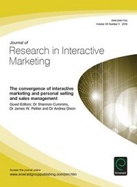 Produktbild: Convergence of interactive marketing and personal selling and sales management