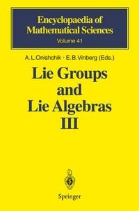 Produktbild: Lie Groups and Lie Algebras III