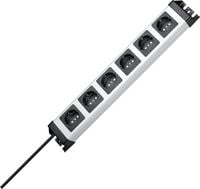 Produktbild: Kopp 226720018 Steckdosenleiste 6fach Grau, Schwarz Schutzkontakt 1 St.