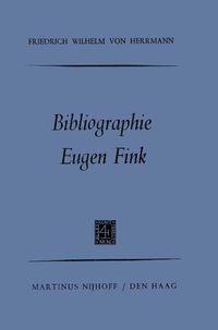 Produktbild: Bibliographie Eugen Fink
