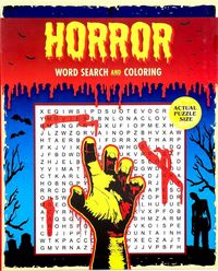 Produktbild: Horror Word Search and Coloring
