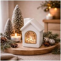 Produktbild: HTI-Living Keramikhaus Wei&szlig; Keramikhaus Wei&szlig;