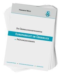Produktbild: Die &Uuml;berblickskarteikarten Europarecht im &Uuml;berblick