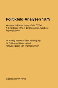 Produktbild: Politikfeld-Analysen 1979