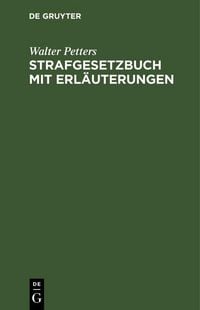 Produktbild: Strafgesetzbuch mit Erl&auml;uterungen