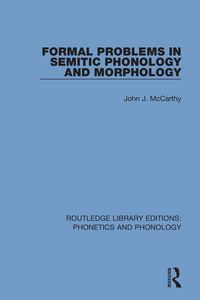 Produktbild: Formal Problems in Semitic Phonology and Morphology