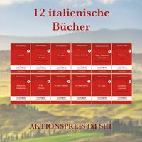 Produktbild: 12 italienische B&uuml;cher (B&uuml;cher +12 Audio-CDs) - Lesemethode von Ilya Frank