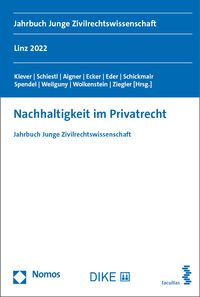 Produktbild: Nachhaltigkeit im Privatrecht