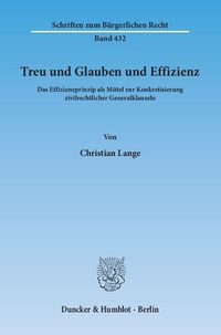 Produktbild: Treu und Glauben und Effizienz.