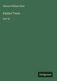 Produktbild: Pahlavi Texts
