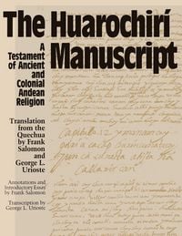 Produktbild: The Huarochiri Manuscript