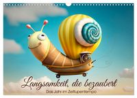 Produktbild: Langsamkeit, die bezaubert. Das Jahr im Zeitlupentempo. (Wandkalender 2026 DIN A3 quer), CALVENDO Monatskalender