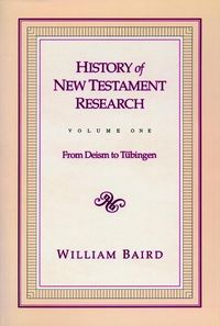 Produktbild: History of New Testament Research Vol 1